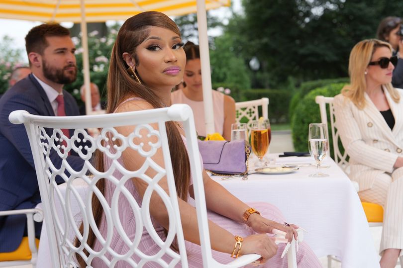 Nicki Minaj embraces MAGA Barbie look as she attends White House event