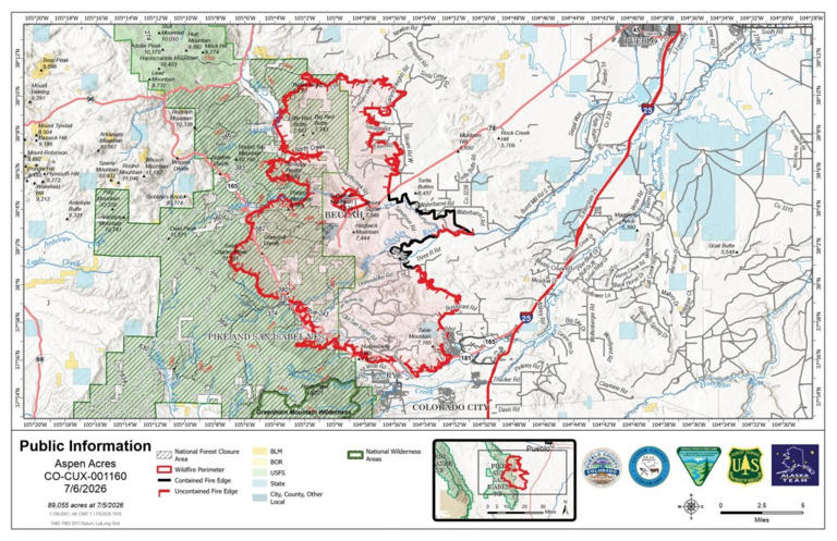Satellite images show Colorado fire as new evacuations ordered