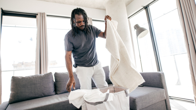 Skip fabric bins: The convenient Amazon find for storing sheets