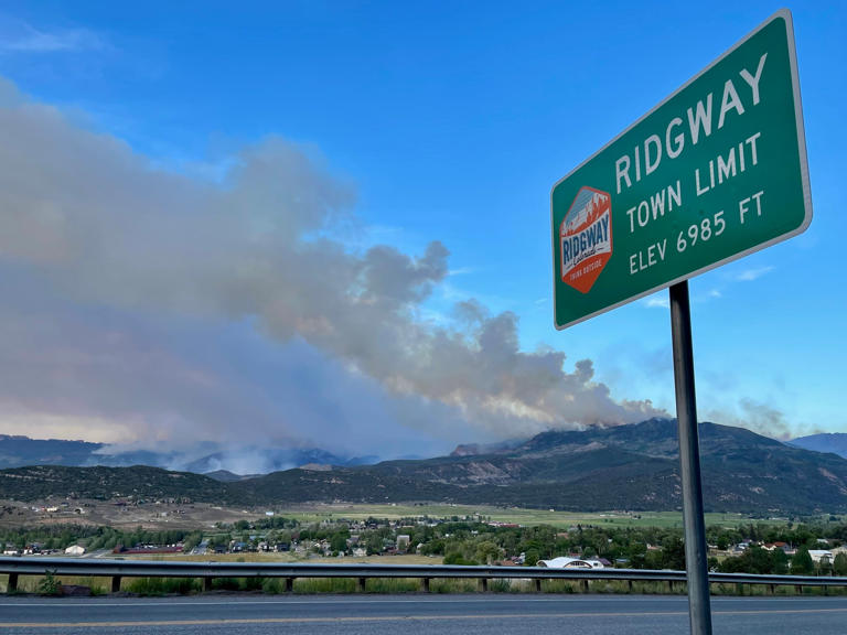 I am watching a massive wildfire burn the Colorado mountains from my ...