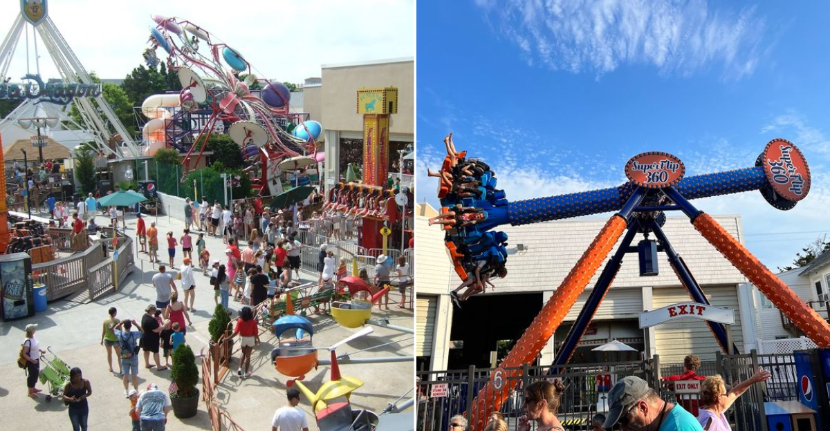 This Delaware beach boardwalk has classic rides, ocean breezes, arcade ...