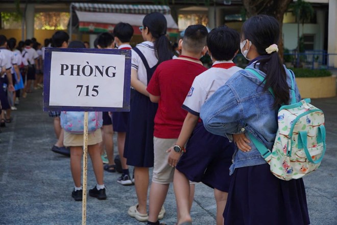 Ngày 7.7 công bố điểm khảo sát vào lớp 6 Trường Trần Đại Nghĩa