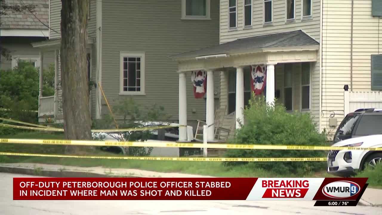 Off-duty police officer stabbed in incident where man found shot ...