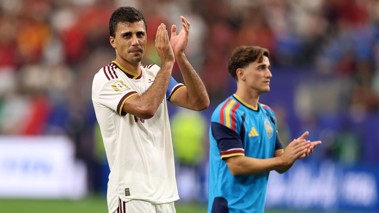 Spain captain Rodri says team must raise level vs. Argentina