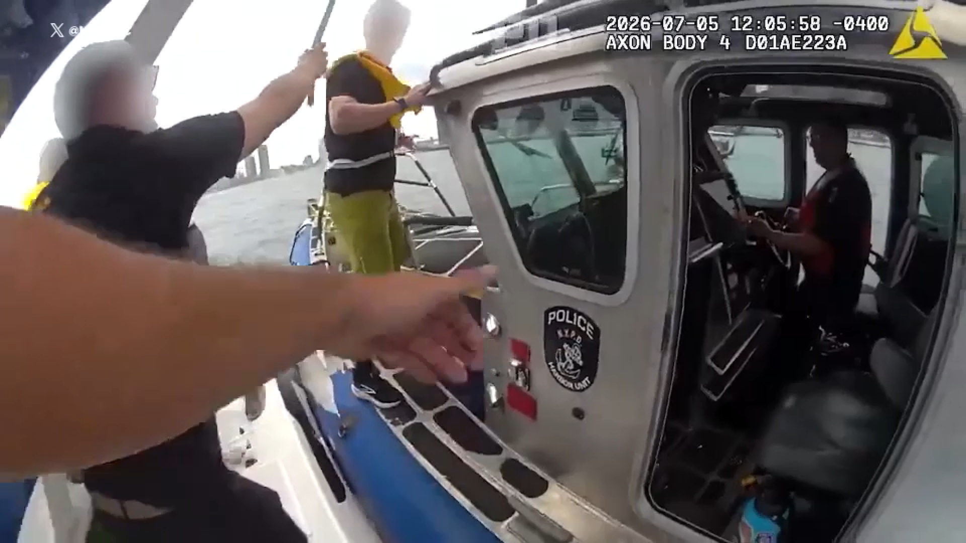 NYPD body cam captures rescue after seaplane makes hard landing in East ...