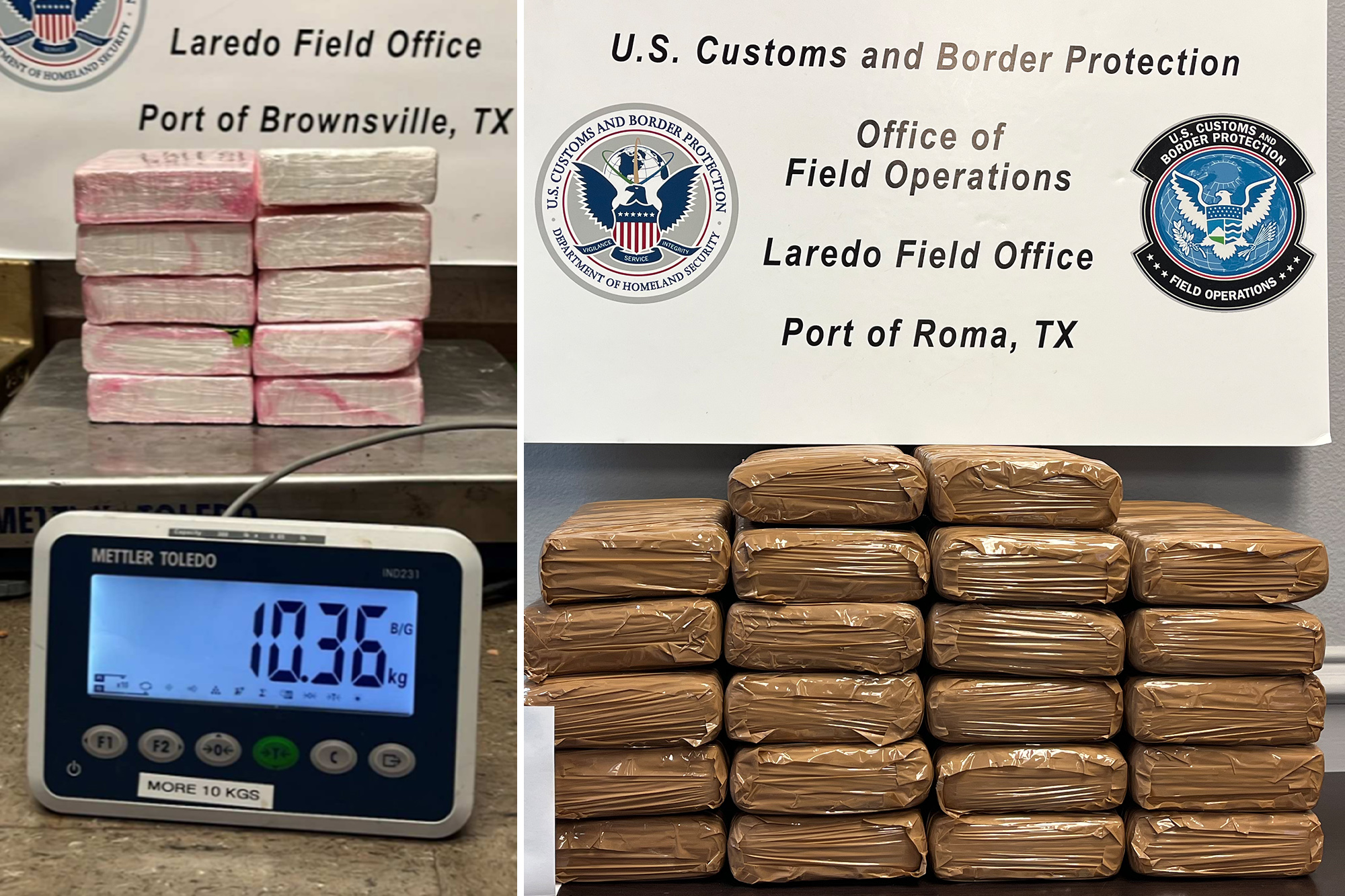 Texas border agents seize a whopping $1.1 million worth of cocaine in a ...