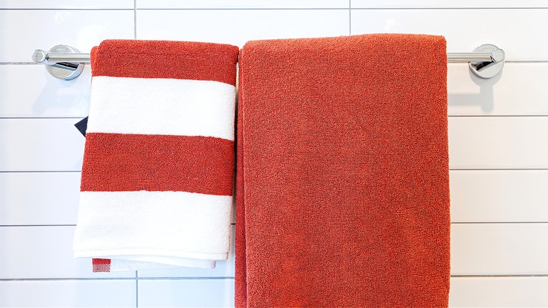 Ditch the towel rack: Use this vintage find to add storage to your bathroom