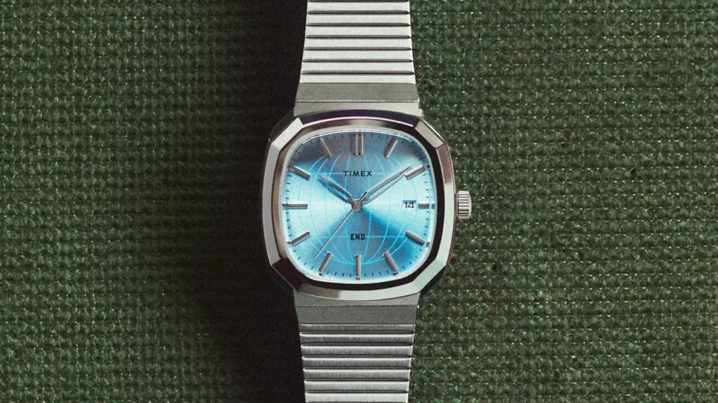 Timex launches retro-style 1981 reissue watch with ice blue dial