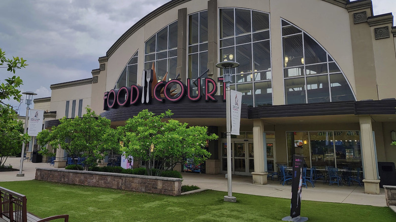 The Cincinnati Premium Outlets food court in Monroe, Ohio