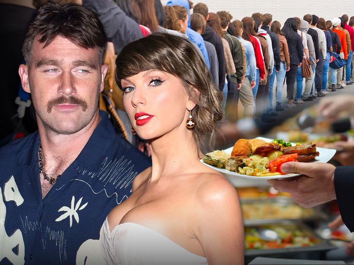 Taylor Swift and Travis Kelce's wedding buffet had guests waiting in ...