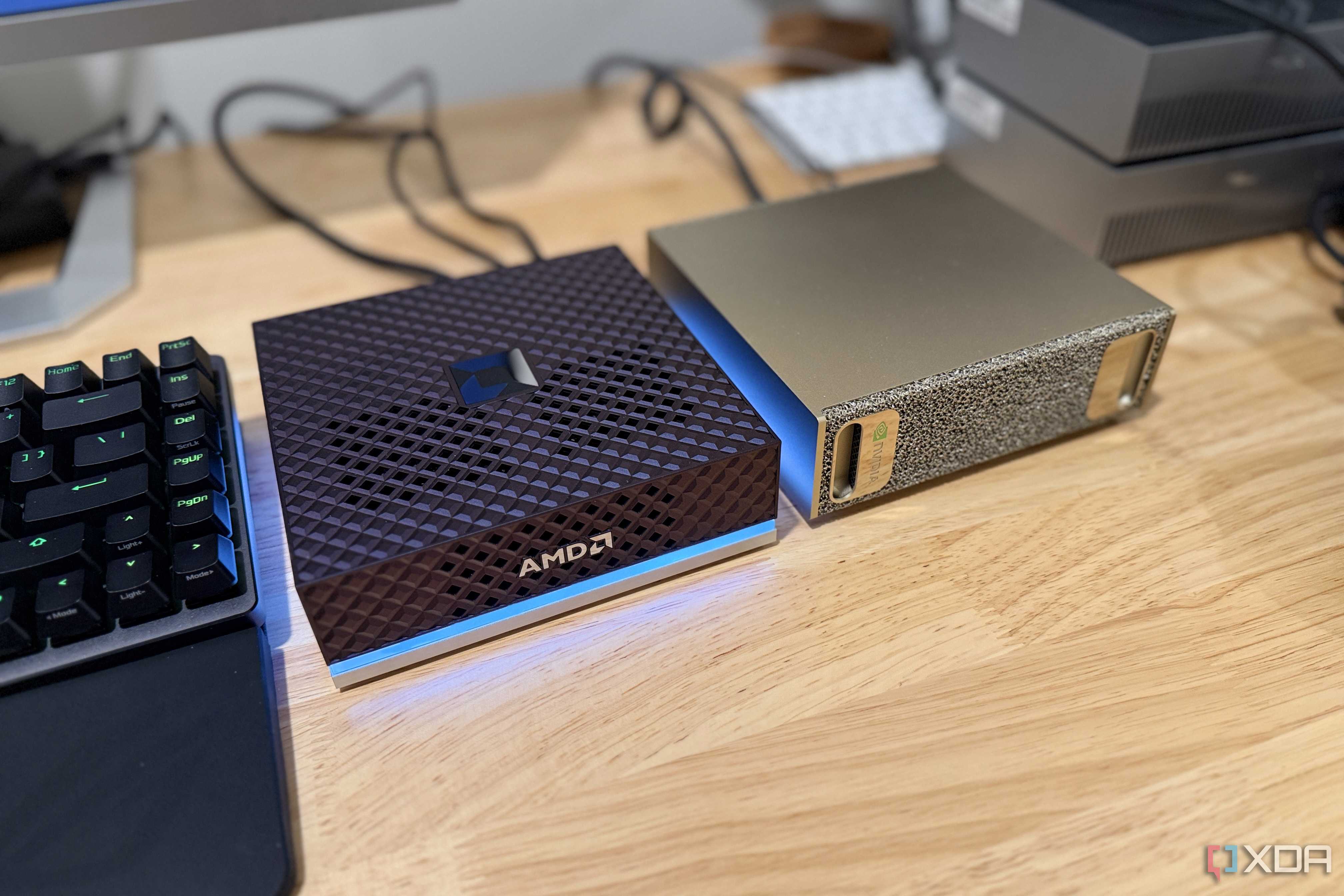 amd ryzen ai halo next to dgx spark