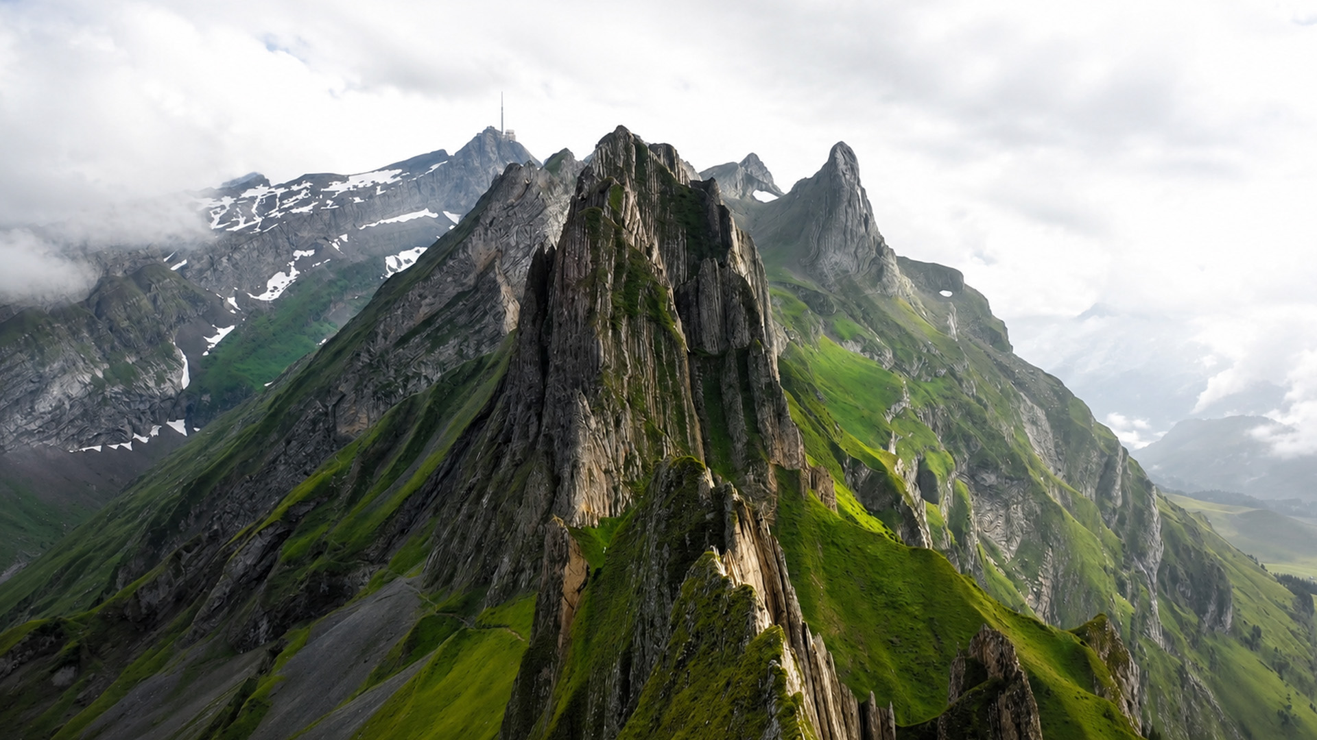 How did nature create these stone ridges?