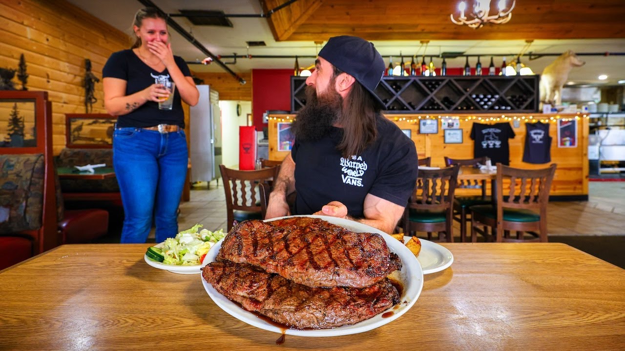 Only two people have ever beaten this 72oz steak challenge in Oregon ...