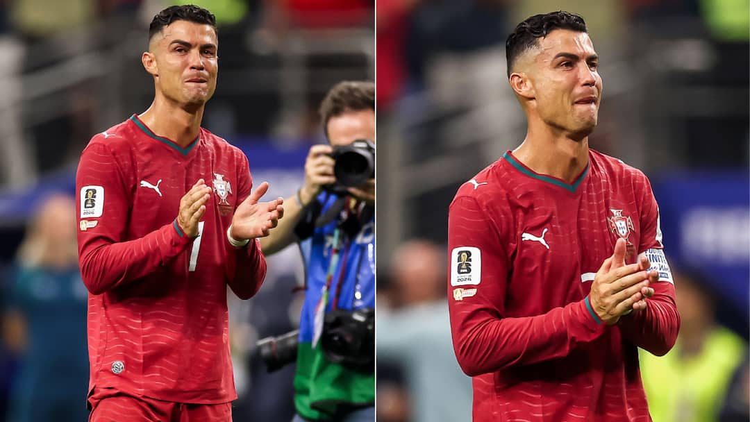 Watch: Emotional scenes as Cristiano Ronaldo cries after FIFA World Cup exit