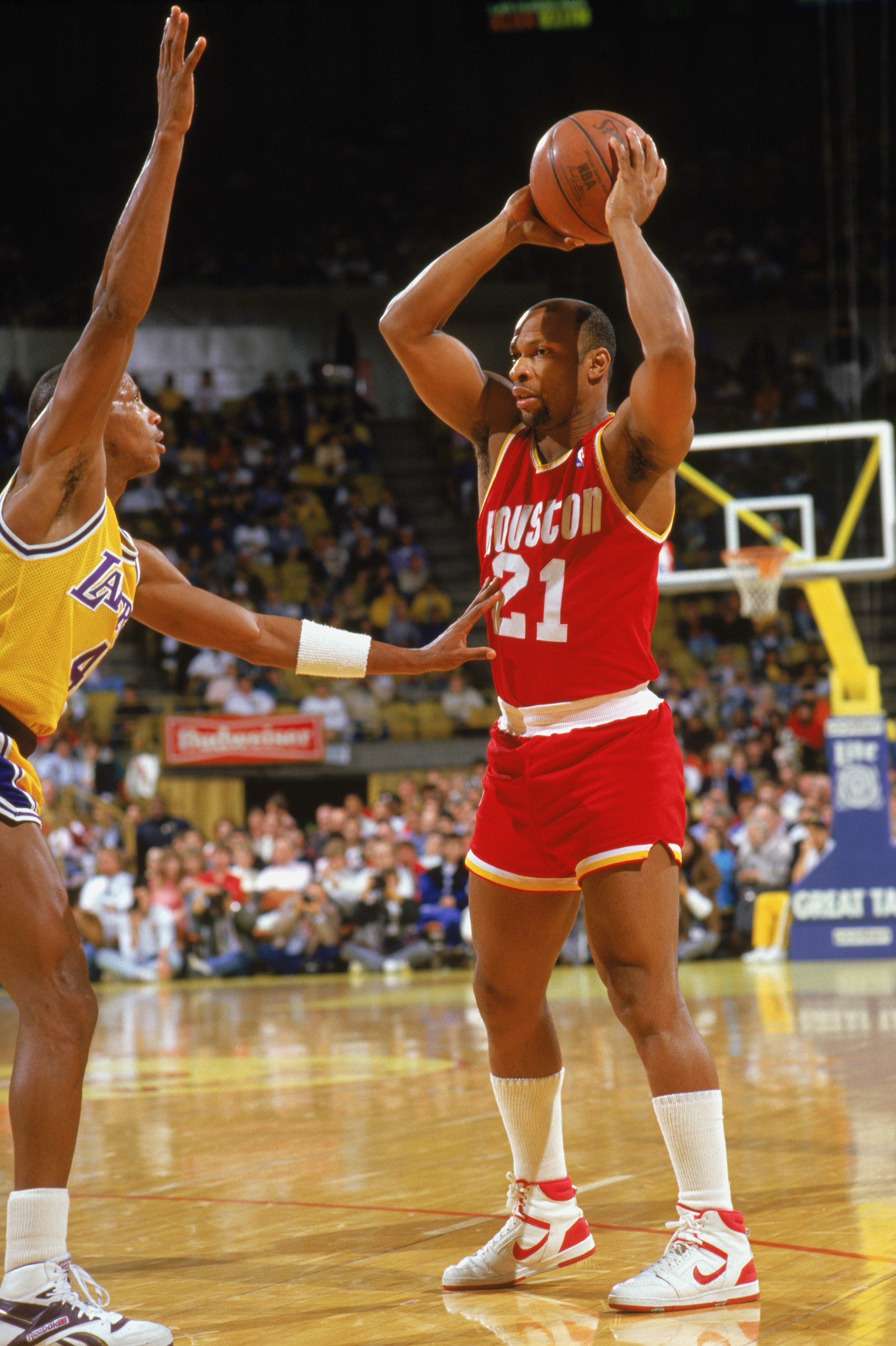 Houston Rockets jersey history No. 21 - World B Free (1987-88)