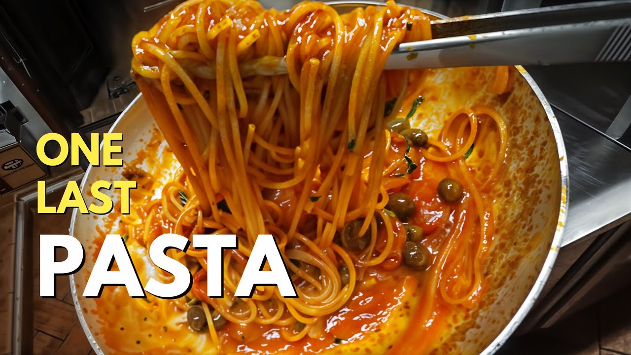 Everyone’s gone so I made one last pasta