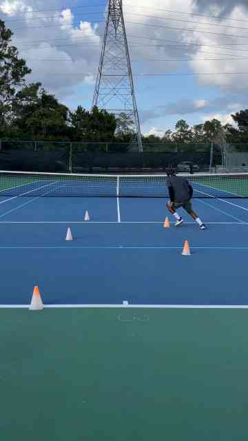 Speed and agility for faster court coverage