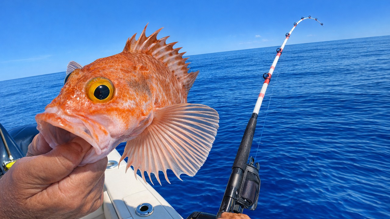 He drove 20 miles offshore for one fish that tastes like buttered lobster