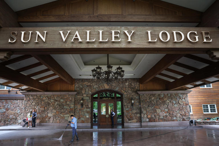 Private jets descend on Sun Valley's invite-only summer camp for ...