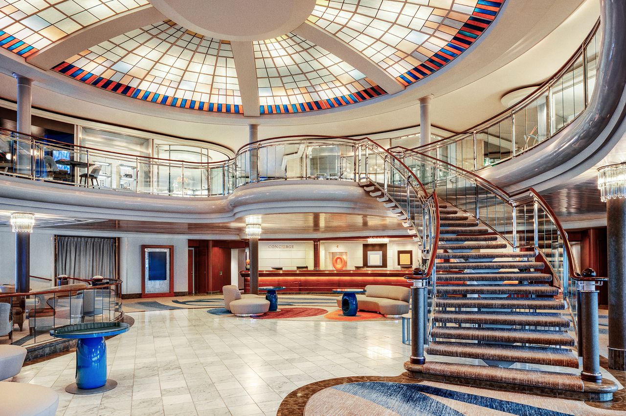 Crystal Symphony atrium