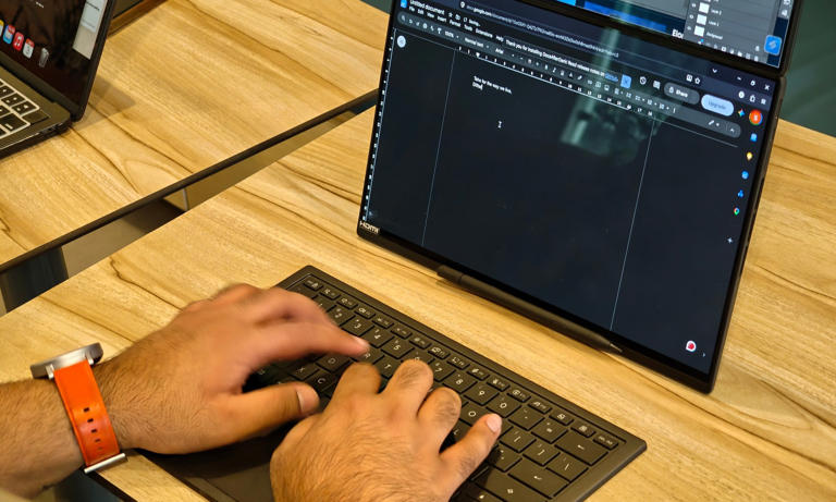 I used ASUS’ dual-screen laptop as a portable creative station, and my ...