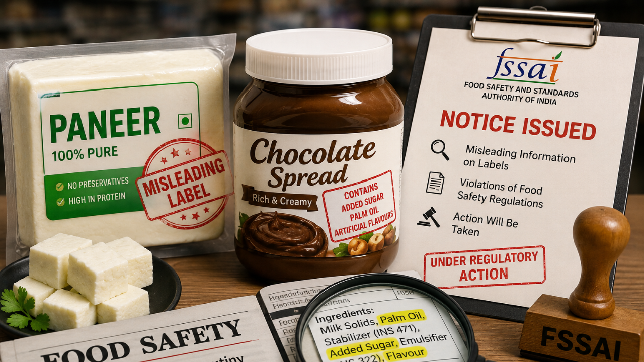 FSSAI intensifies crackdown over misleading labels, issues notices to ...