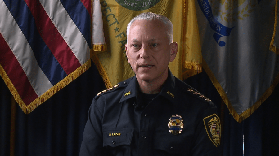Exclusive sit-down with Honolulu police chief David Lazar