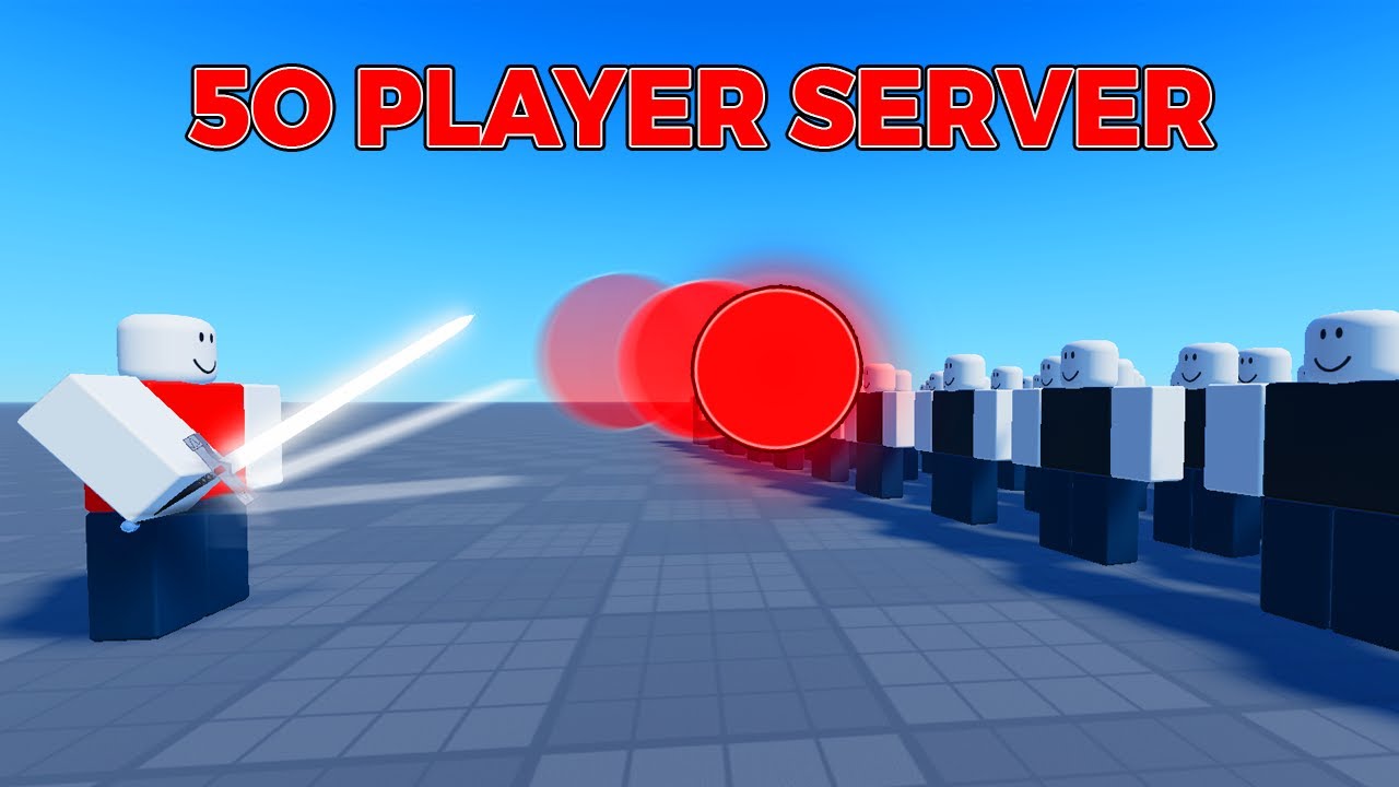Surviving 50 player blade ball battles