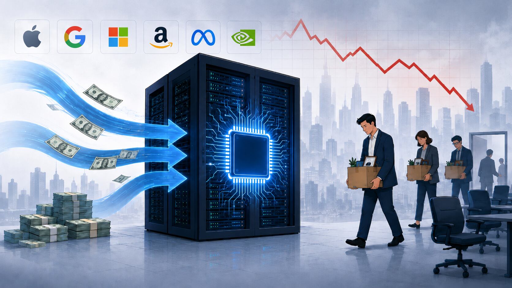 Microsoft cuts 4,800 jobs amid AI investment pressures
