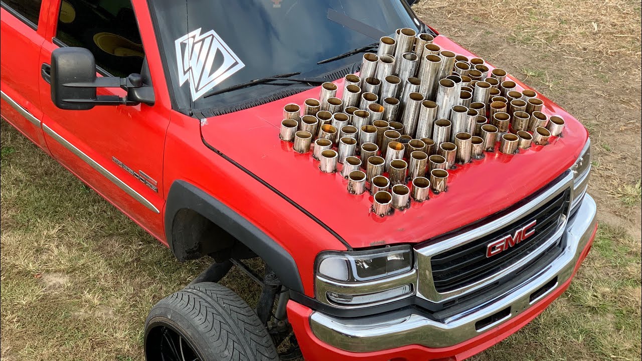 Watch what happens when a truck gets 150 hood stacks