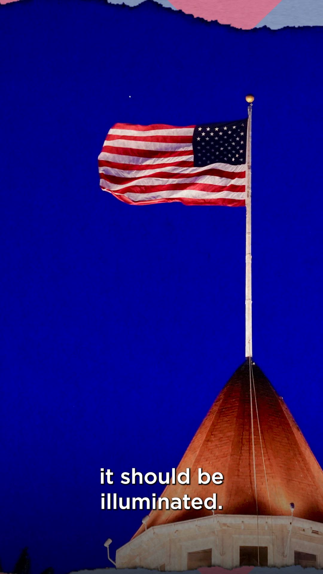 Why is the American flag backward on military uniforms?