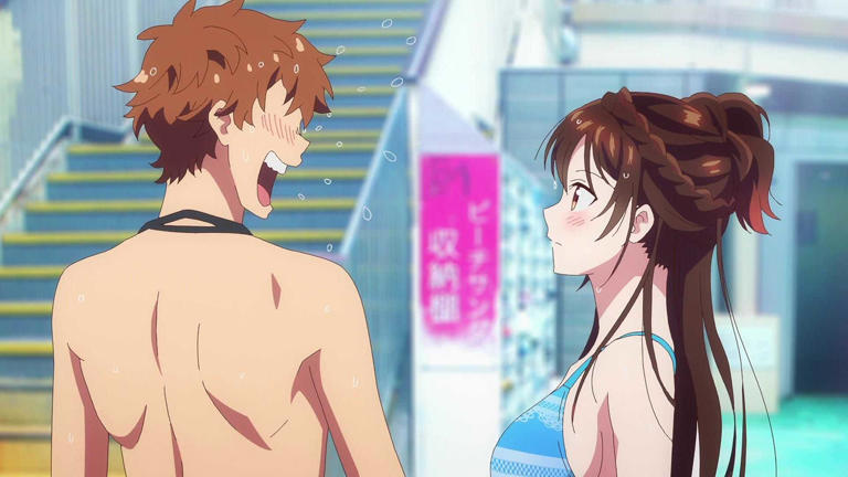 Chizuru and Kazuya in Rent-a-Girlfriend Season 5.