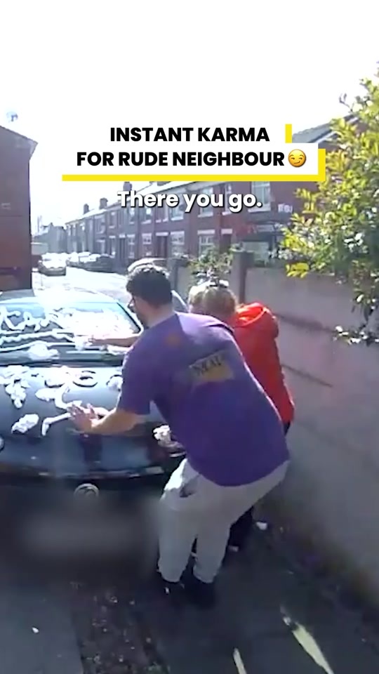This neighbor wouldn't stop blocking their driveway - then they fought back