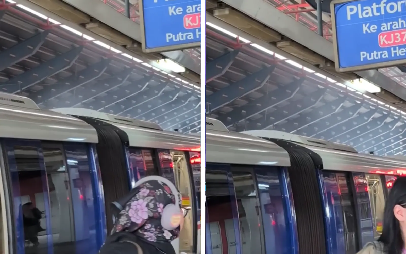 Brake issue caused LRT train to emit smoke