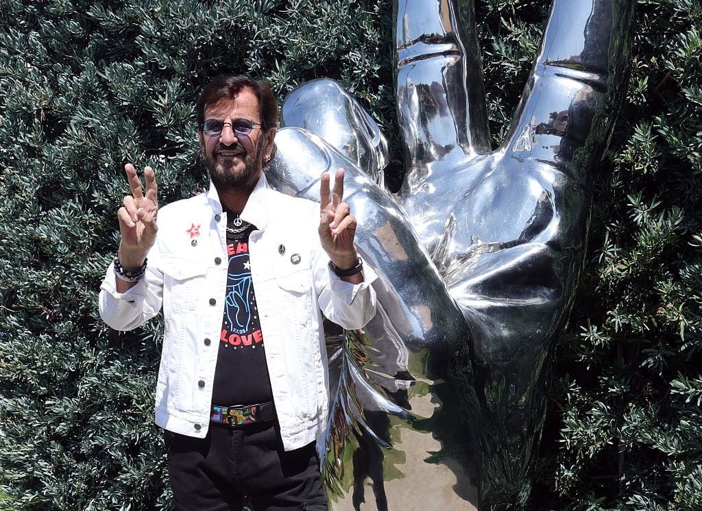BEVERLY HILLS, CALIFORNIA - JULY 07: Ringo Starr attends Ringo's Peace & Love Birthday Celebration on July 07, 2025, in Beverly Hills, California.