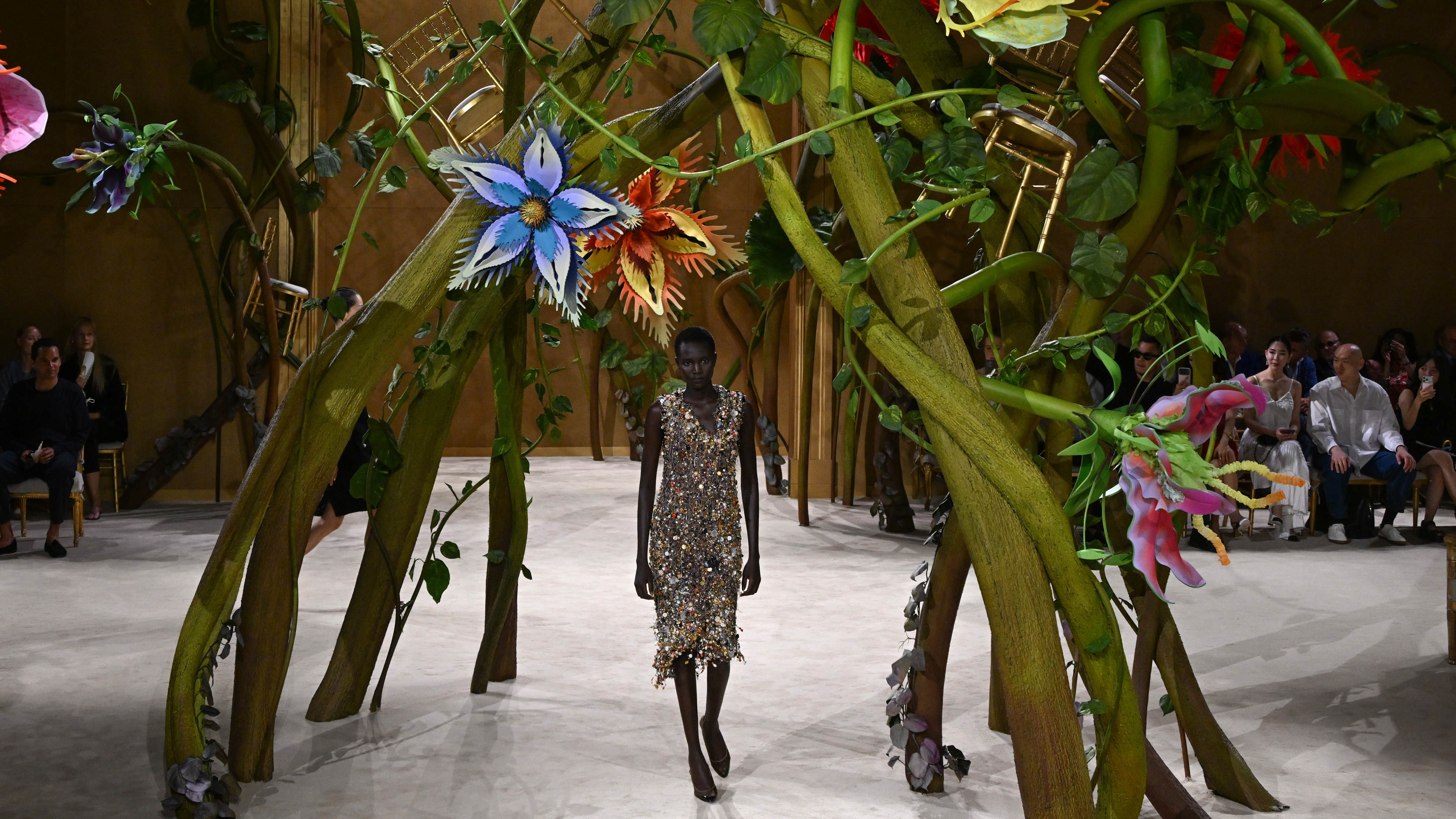 Chanel goes all-in on florals for its latest couture show