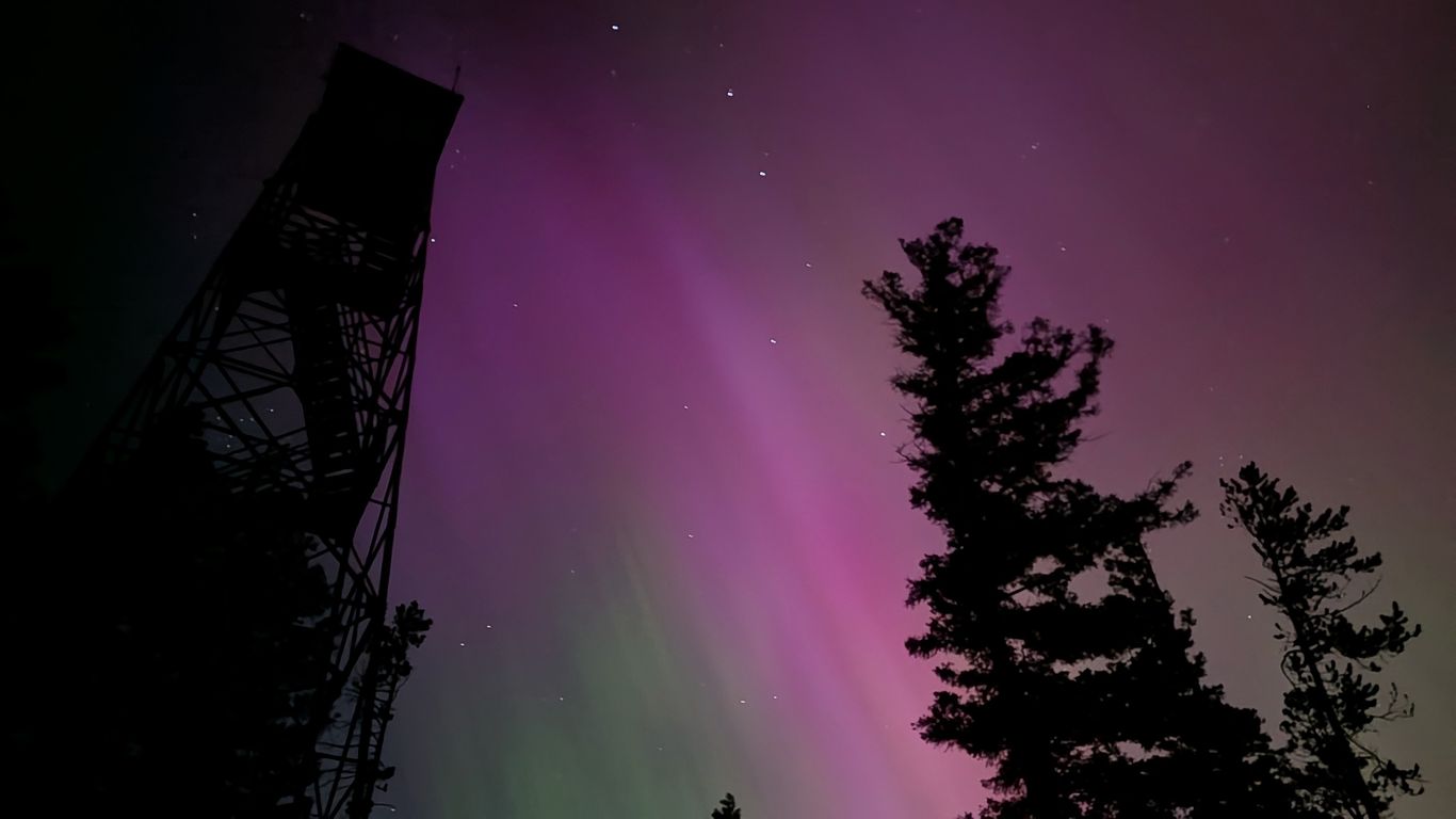 To see the northern lights, go north