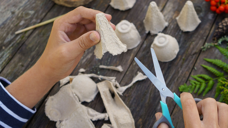 Don't toss old egg cartons — use them as a creative way to make cute ...