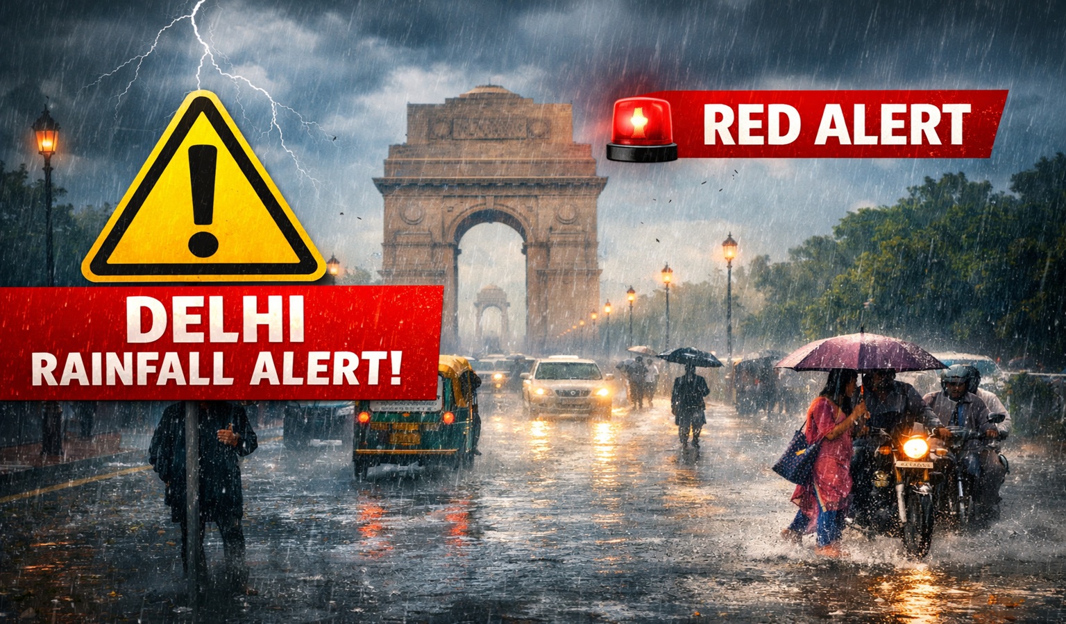 Delhi weather today: IMD predicts widespread rain over the next five ...