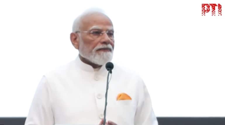 PM Modi mentions Nehru during landmark speech to Indonesian Parliament