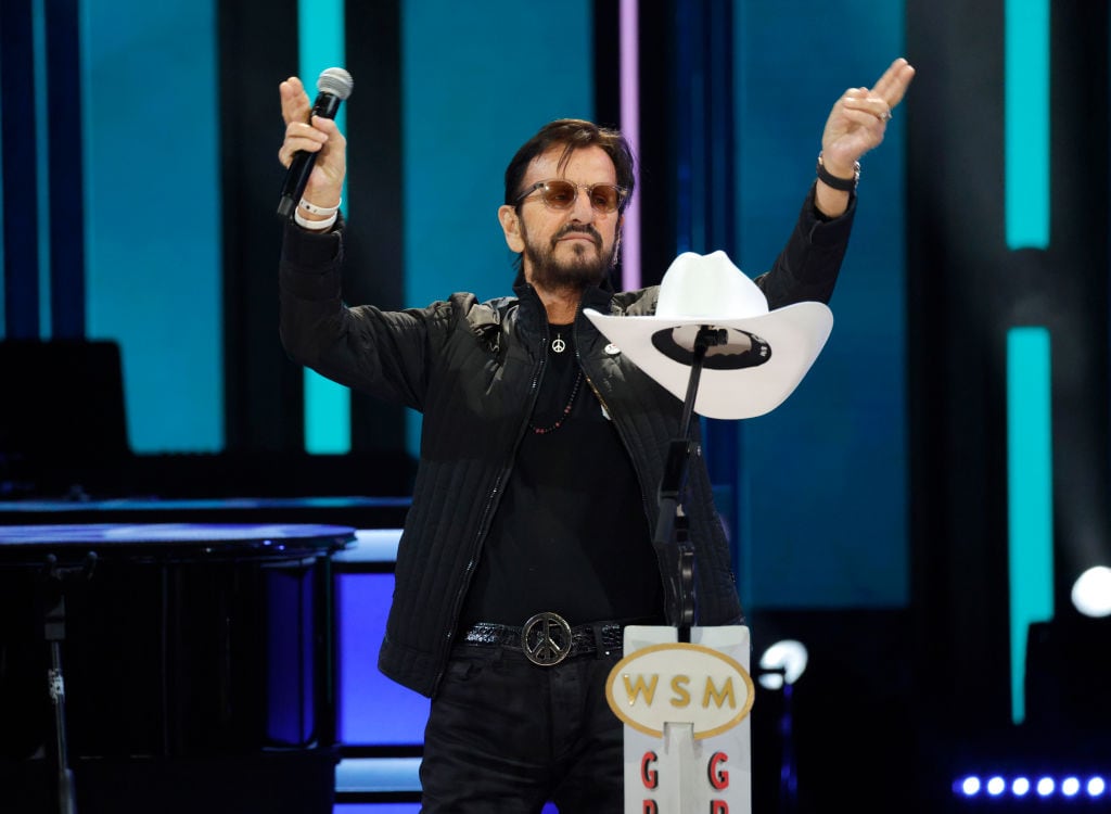 Ringo Starr performs at The Grand Ole Opry on Feb. 21, 2025, in Nashville, Tennessee. (Photo by Jason Kempin/Getty Images)