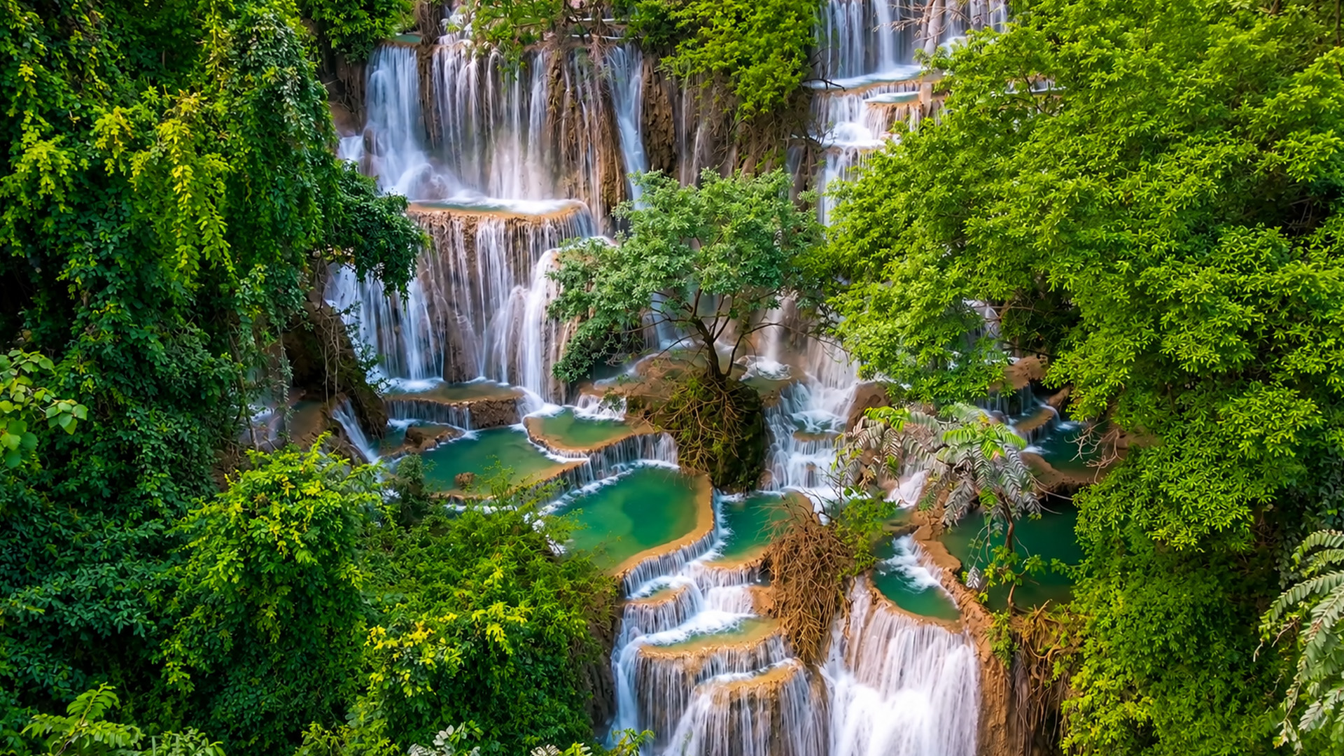 One river created hundreds of cascades