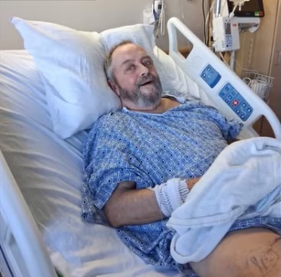 Fisherman James Grayson McMicken who was attacked by an alligator in Florida
