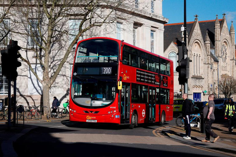 The 200 bus in Wimbledon in London, Britain, 12 February2024. Facundo Arrizabalaga/MyLondon