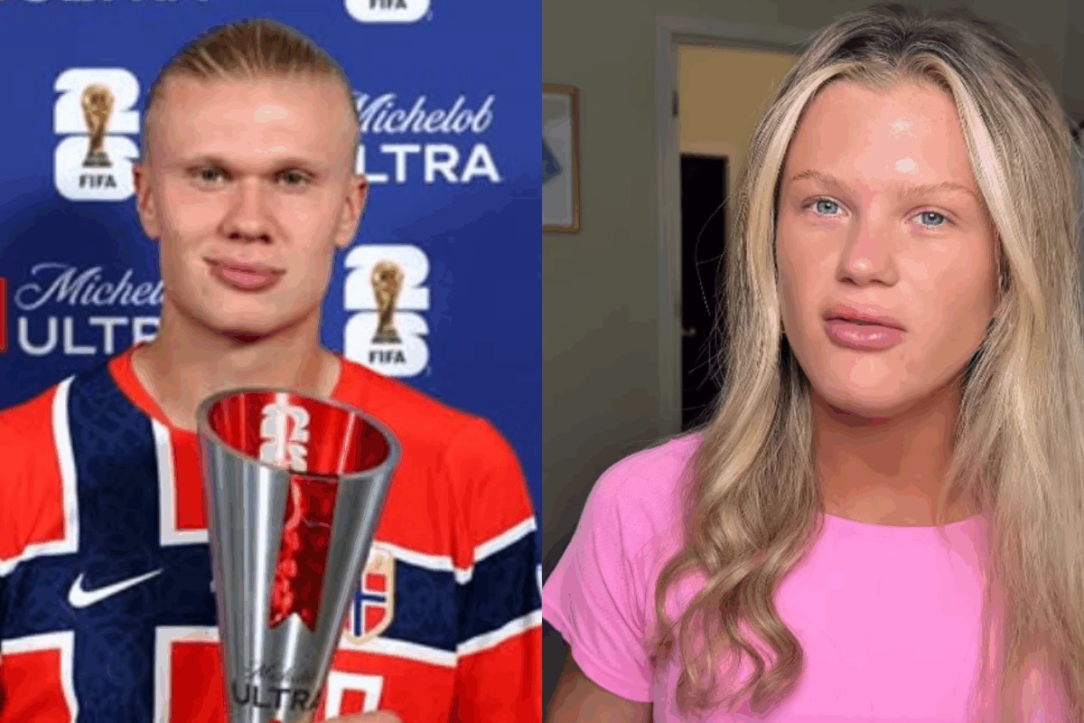 Haaland's long-lost sister: Erling Haaland's female doppelganger goes ...