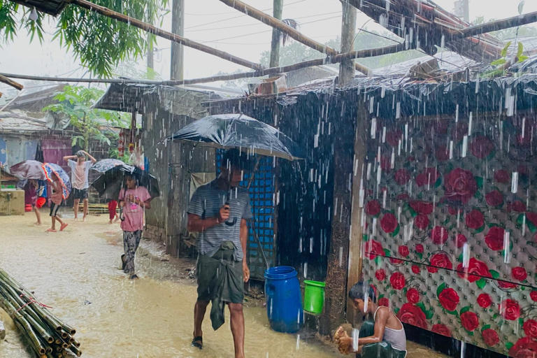 At least 5 children die in monsoon landslide at a Rohingya camp in ...