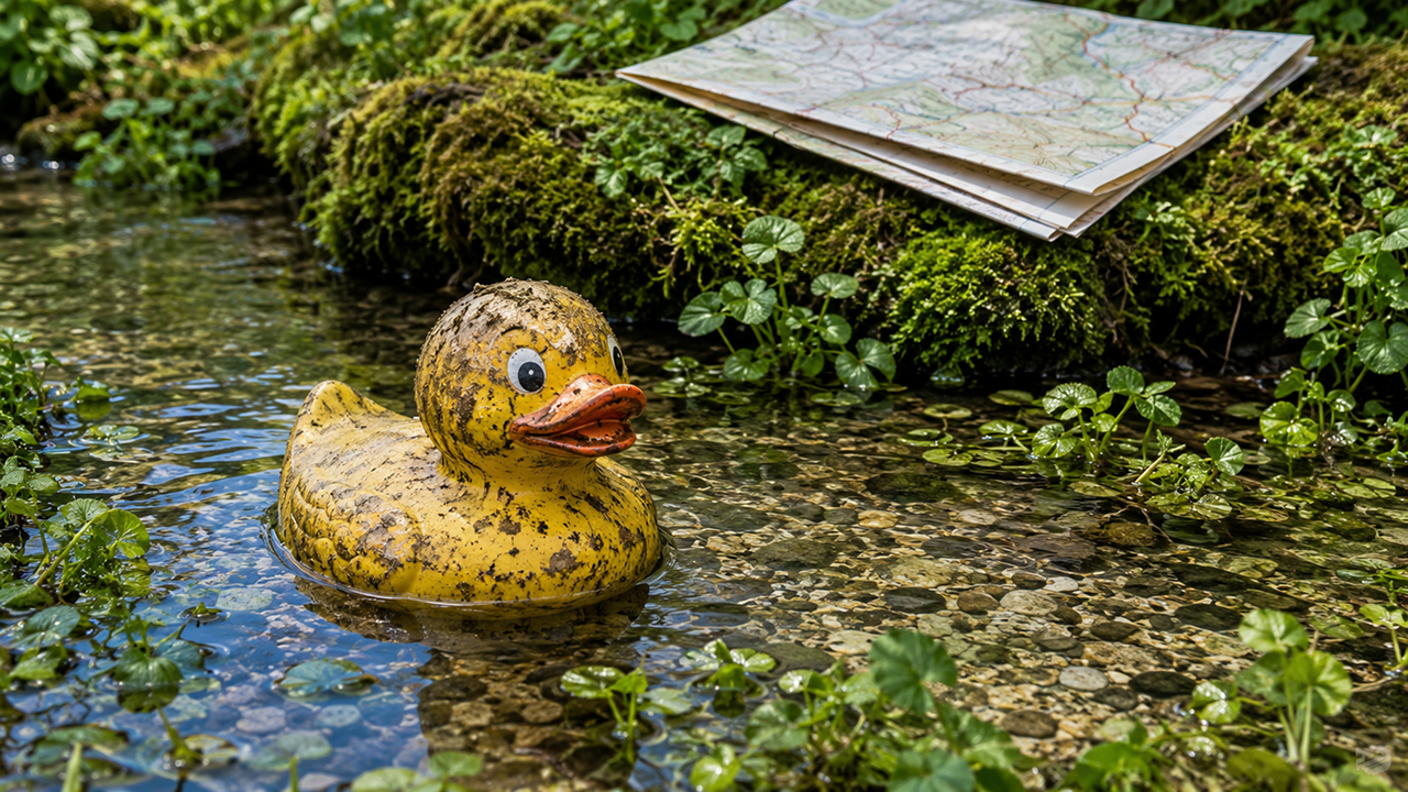 Why river sources on every map are probably wrong (the duck test)