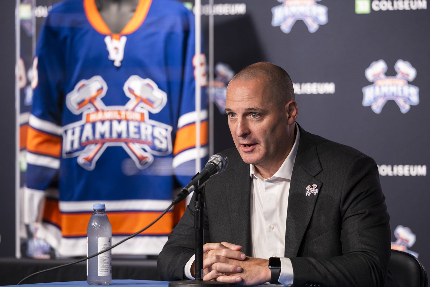 AHL's Hamilton Hammers introduce Jay McKee as head coach, unveil jerseys