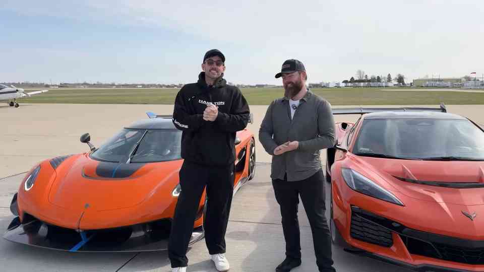 Corvette ZR1X vs Koenigsegg Jesko: Quarter-mile drag race!