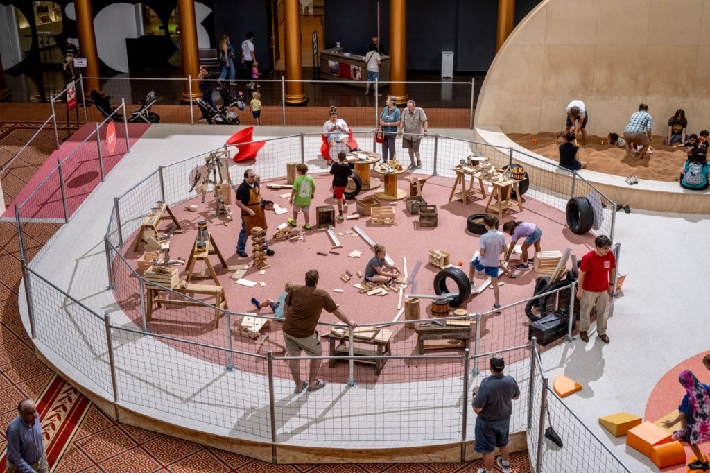 The Playground at The National Building Museum: Awe-Inspiring Intergenerational Play Space Now Open